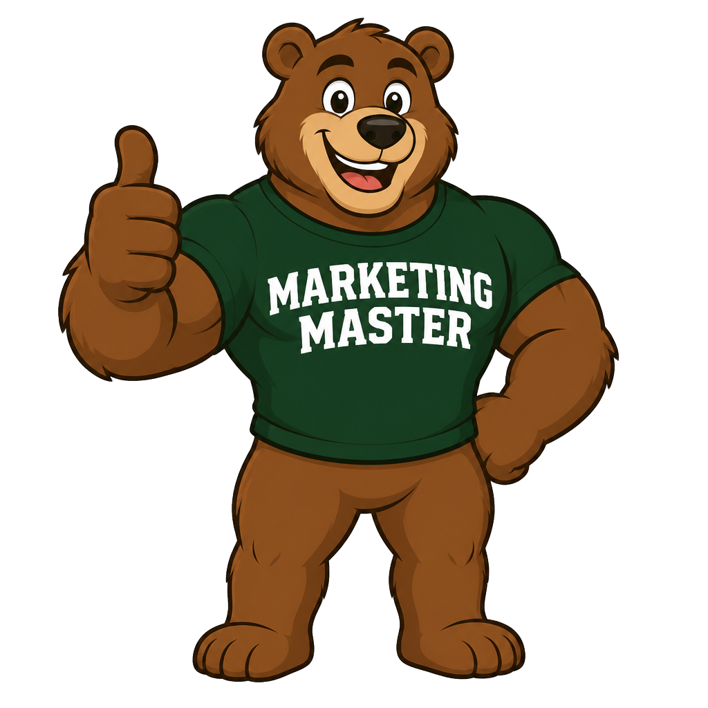 Papa Bear Barry mascot giving a thumbs up